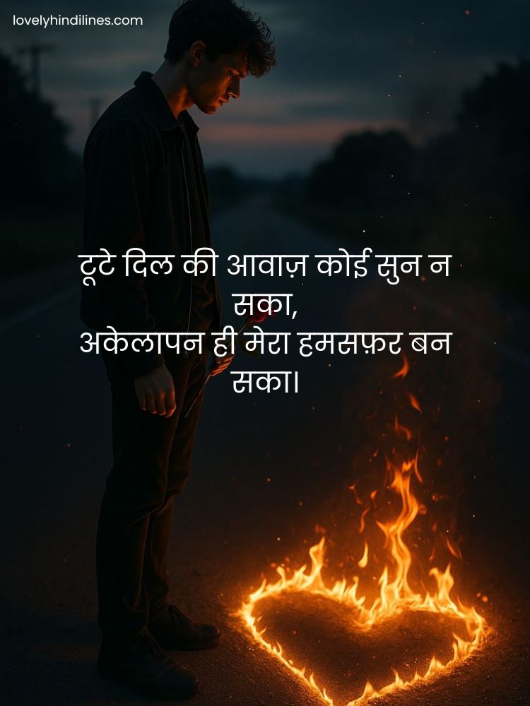 Read more about the article Alone Sad Shayari in Hindi | 200+ Heart Touching दर्द भरी Shayari
